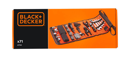 Zestaw 71 szt. akcesoriów do samochodu Black Decker A7144-XJ