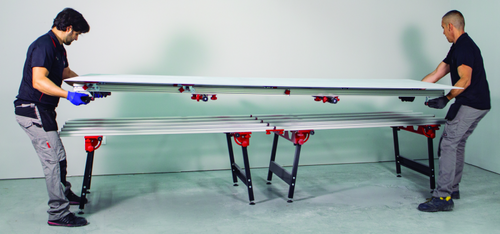 Stół roboczy do obróbki płytek wielkoformatowych SlabSystem 18935 Rubi