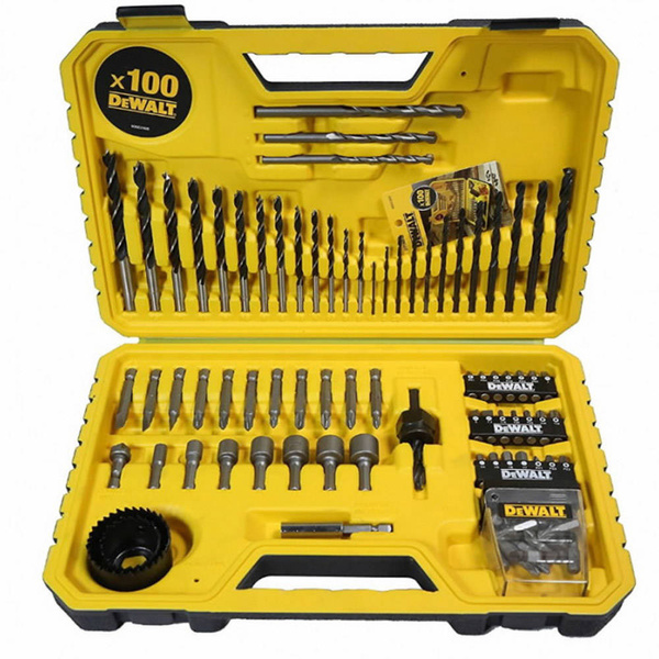 Zestaw DeWalt DT71563 - bity, otwornice, nasadki, wiertła 100 szt.