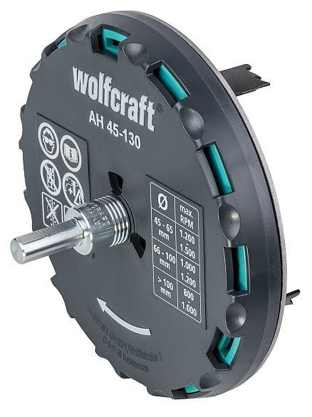 Otwornica regulowana 45-130 mm WOLFCRAFT WF5978000