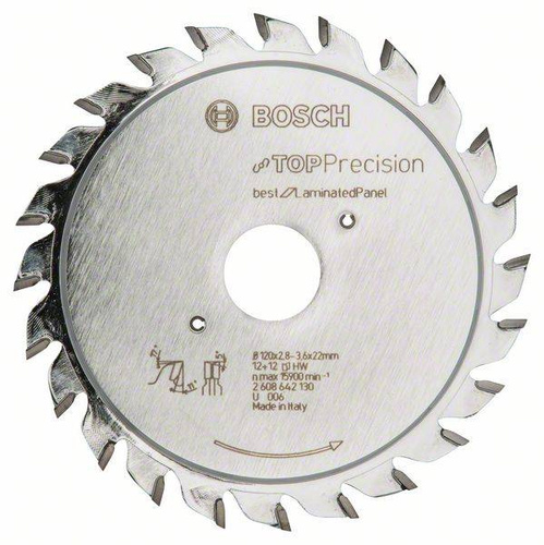 Tarcza do nacinania Top Precision Laminated Panel 120x22 Bosch 2608642130