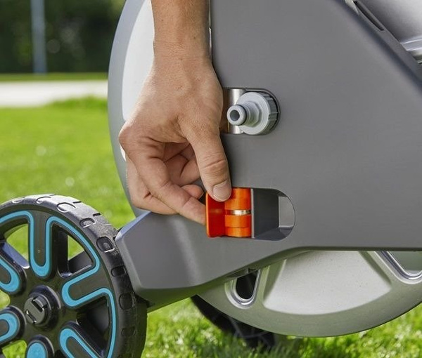 Wózek na wąż Gardena AquaRoll M Easy Metal 18547-20 zestaw