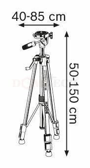 Bosch GCL 25 + BS 150 Zestaw laser punktowy + statyw