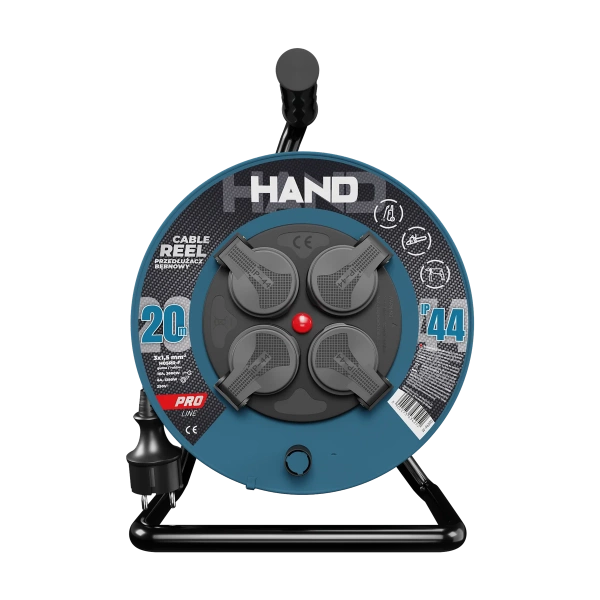 Przedłużacz bębnowy Hand Line KEL W-96300, 20M/3x1,5