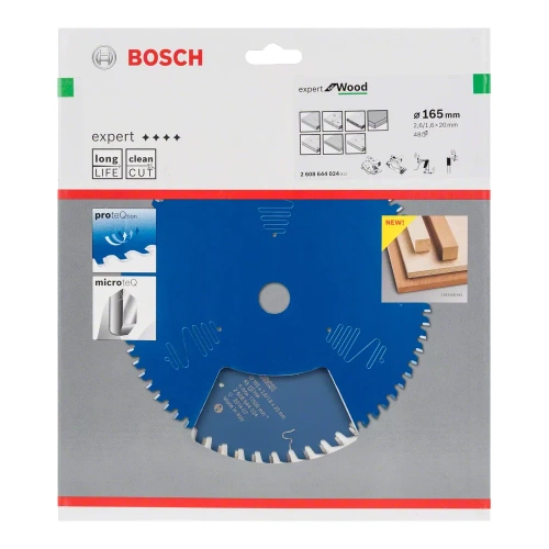 Tarcza do cięcia drewna 165x20 mm Bosch 2608644024