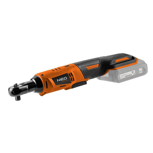 Grzechotka akumulatorowa Neo Tools 04-603+58GE132 z zestawem zasilającym
