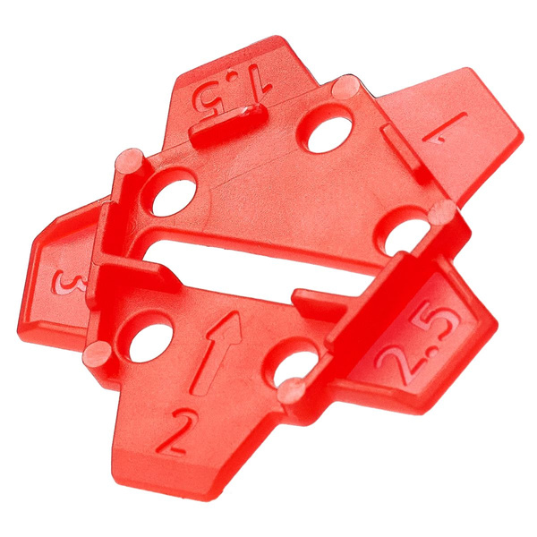 Podkładki pod kliny z dystansem pięcioramiennym Nova TLS Unicross Sendi 01961204314 (50 el.)