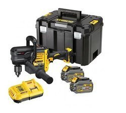 Akumulatorowa wiertarka kątowa DCD460T2-QW DeWalt + 2 x akumulator + ładowarka + walizka