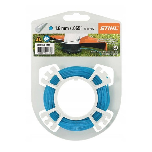 Żyłka tnąca Stihl 1,6mm x 19mb - okrągła, niebieska