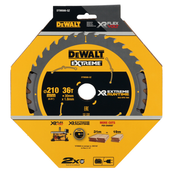 Tarcza do cięcia drewna 210x1,8x30mm 36T Dewalt DT99566-QZ