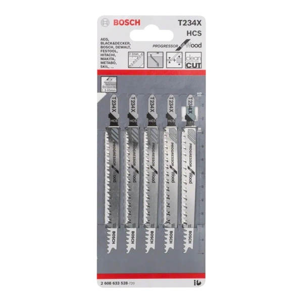 Brzeszczot do wyrzynarek T 234 X Bosch 2608633528