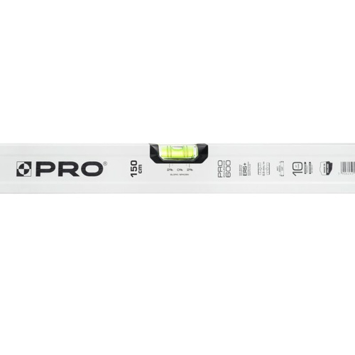 Poziomica PRO600 150 cm z libellą 2% PRO-AB150