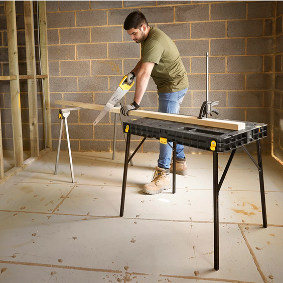 Składany stół roboczy STANLEY ESSENTIAL - udźwig do 320kg