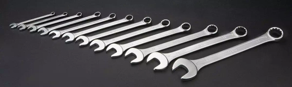 Klucze płasko-oczkowe 6-22 mm, zestaw 12 szt. NEO Tools 09-752