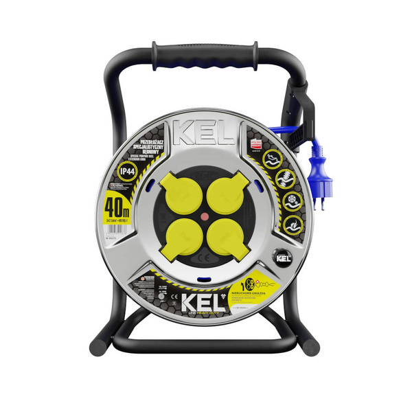 Przedłużacz bębnowy Kel Heavy Duty W-99275 40m 3x2,5