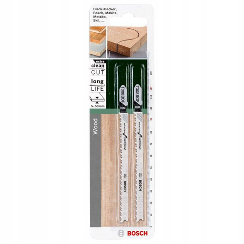 Zestaw 2 szt. brzeszczotów do drewna Bosch 2609256A08