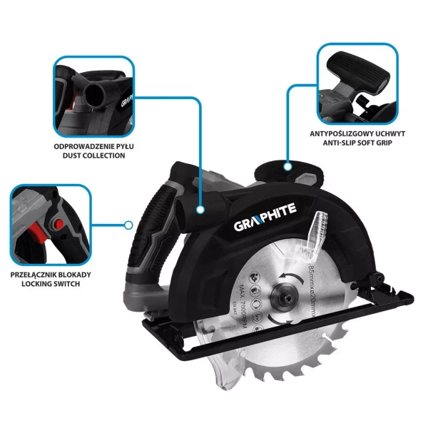 Pilarka tarczowa Graphite 58G489