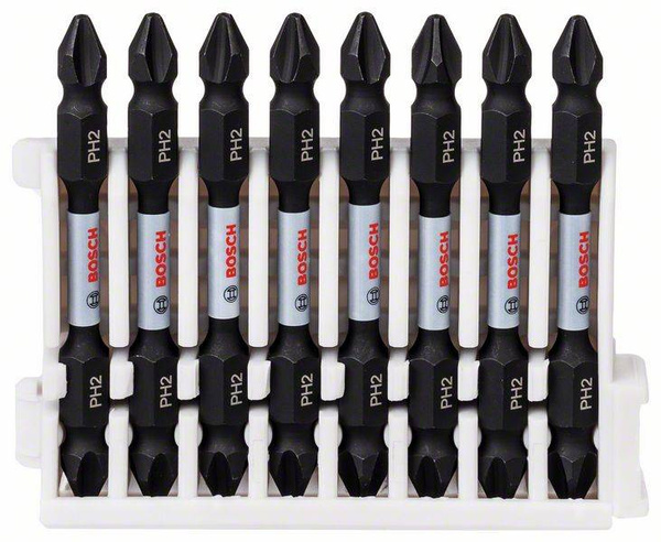 Zestaw 8 szt. bitów dwustronnych PH2 Bosch Impact Control 2608522337