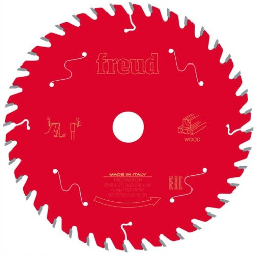 Tarcza pilarska Freud 165 x 1.7/1.3 x 20 mm FR07W002H