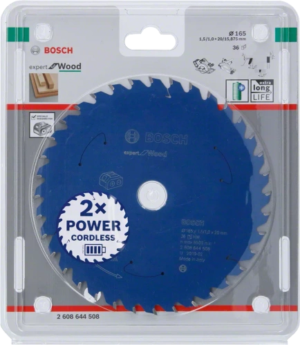 Tarcza do drewna Bosch EXPERT 165x1,5/1x20 T36