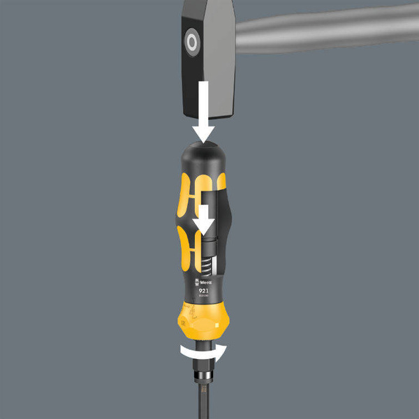 Wkrętak udarowy Wera Kraftform compact 900 Imperial Set 1 05018111001