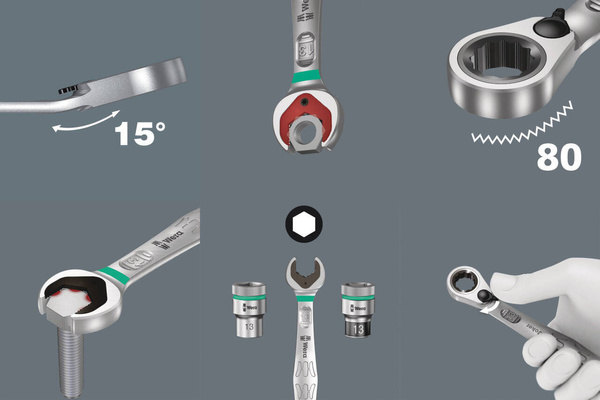 Zestaw kluczy płasko-oczkowych Wera Joker 6001 05020091001