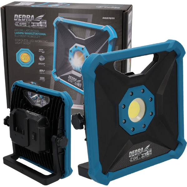 Akumulatorowa lampa warsztatowa LED DED7071 Dedra 