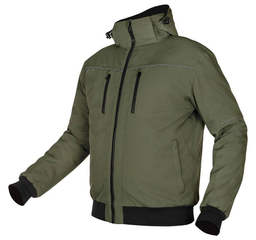 Kurtka ocieplana z kapturem OUTDOOR, zielona, NEO Tools 81-579-XL