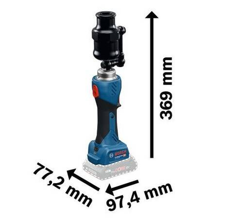 Akumulatorowy dziurkownik hydrauliczny Bosch GLH 18V-60 06019P0200