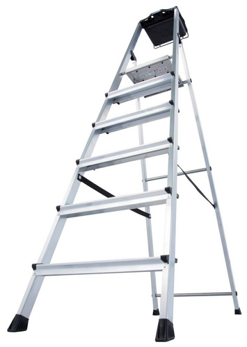 Drabina wolnostojąca SECURY 6 stopni 126542 KRAUSE