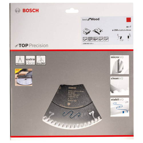 Tarcza do cięcia drewna 250x30 Bosch 2608642113