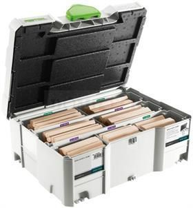 Asortyment łączników Festool DOMINO XL buk DS/XL D12/D14 128 x BU 498205