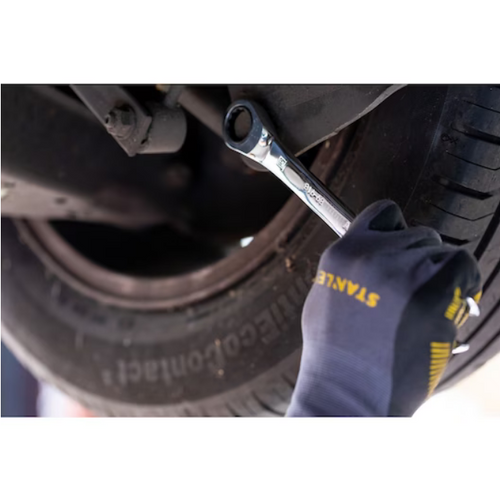 Klucz płasko-oczkowy z grzechotką Stanley