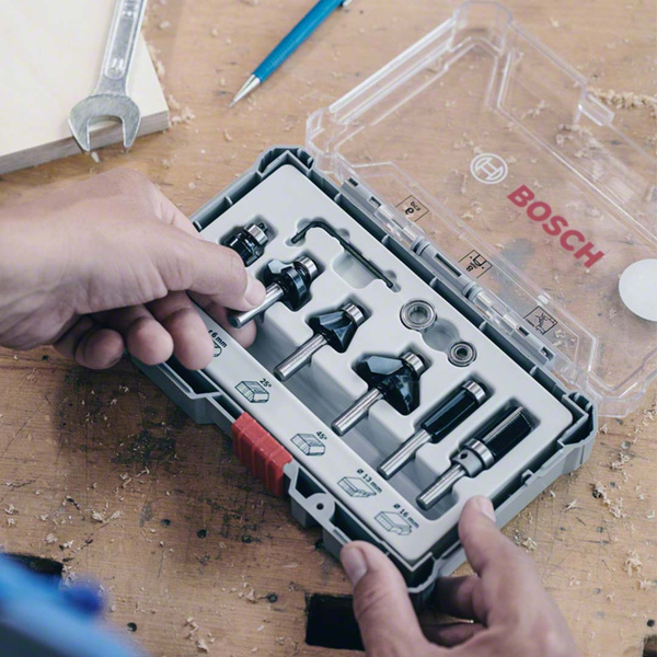 Frezy do drewna Bosch 2607017468 - trzpień 6mm