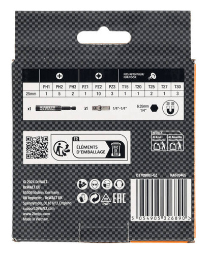 Zestaw bitów Dewalt DT70900T-QZ