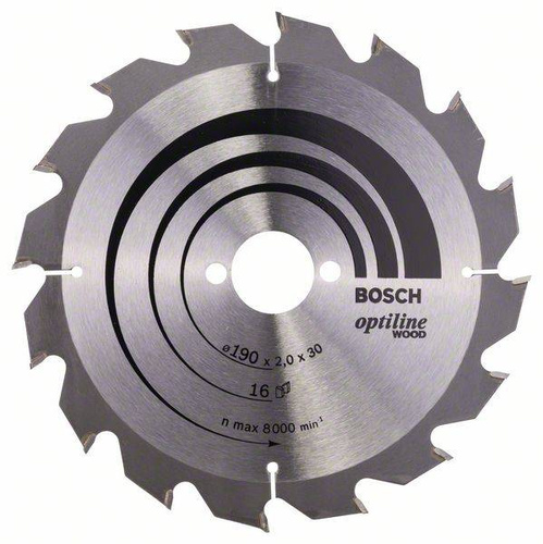 Tarcza pilarska Optiline Wood 190x30 Bosch 2608641184