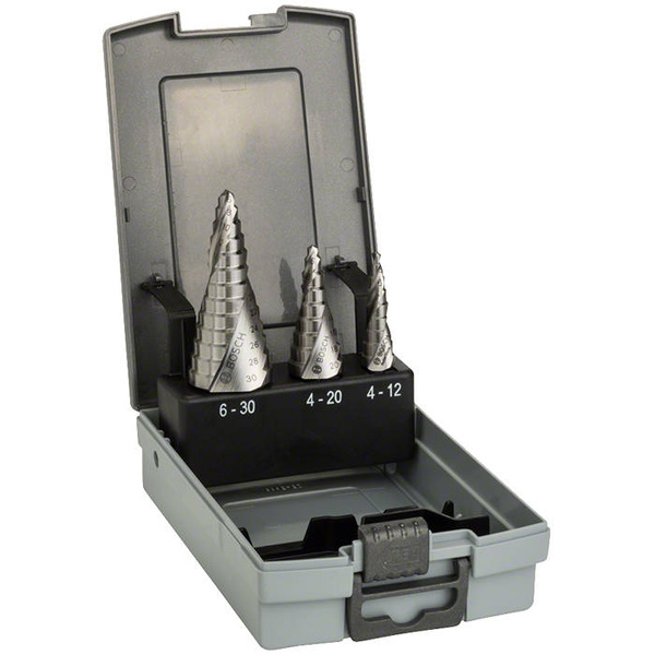 Wierteło stopniowe do metalu Bosch 2608587426 - zestaw 3 sztuk