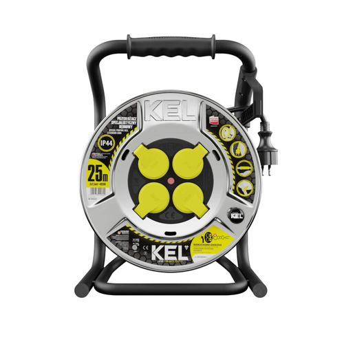 Przedłużacz bębnowy Kel Heavy Duty W-99257 25m 3x2,5