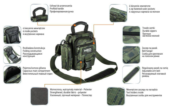 Mała torba turystyczna NEO Tools 84-323