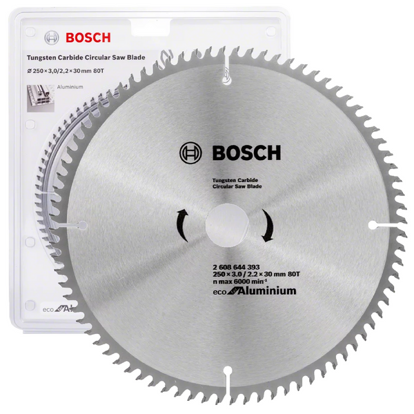 Tarcza Eco for Aluminium do pił kątowych 250x30 Bosch 2608644393