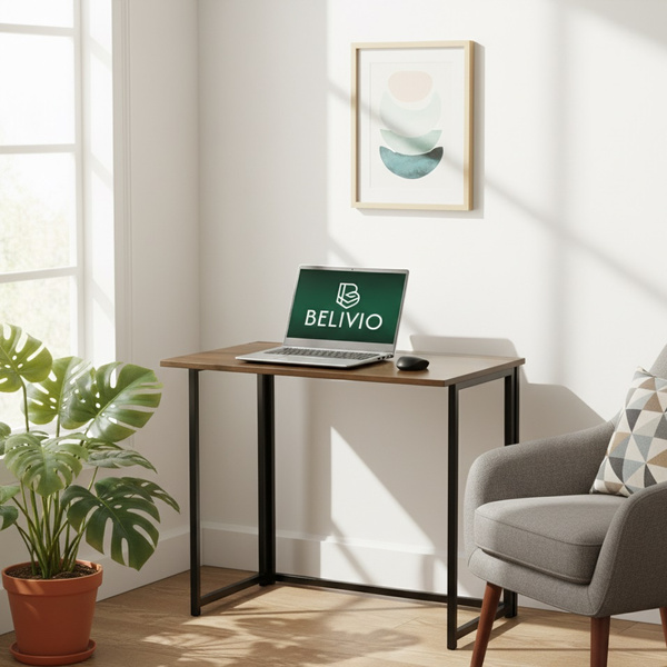 Biurko składane Belivio HUGO Rustical Oak