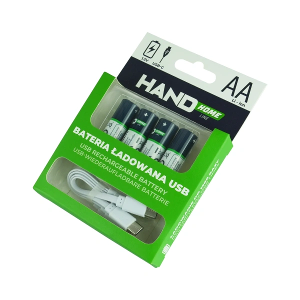 Bateria ładowana Plastrol Hand Home AA/USB-C/2600/4B W-00534