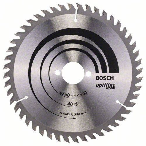 Tarcza pilarska Optiline Wood 190x30 Bosch 2608641186