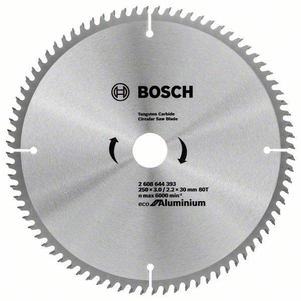 Tarcza Eco for Aluminium do pił kątowych 250x30 Bosch 2608644393