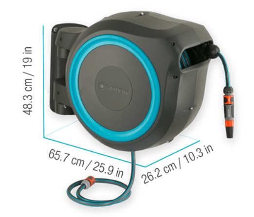 Bęben naścienny Gardena 18620-20 - RollUp M/L 25 m