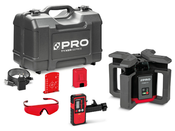 Laserowy niwelator rotacyjny PRO TYXER R1