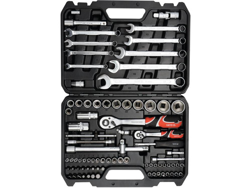 Zestaw kluczy YATO YT-12691 82 el. 1/2", 1/4"