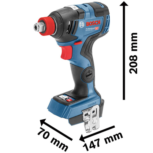 Zakrętarka/klucz udarowy Bosch GDX 18V-200 C z zestawem zasilającym
