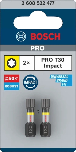 Bit udarowy T30 Bosch 2608522477 2 szt.