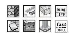 Bosch zestaw 4 wierteł CYL-9 Robust-Line Multi Construction 2607010521 